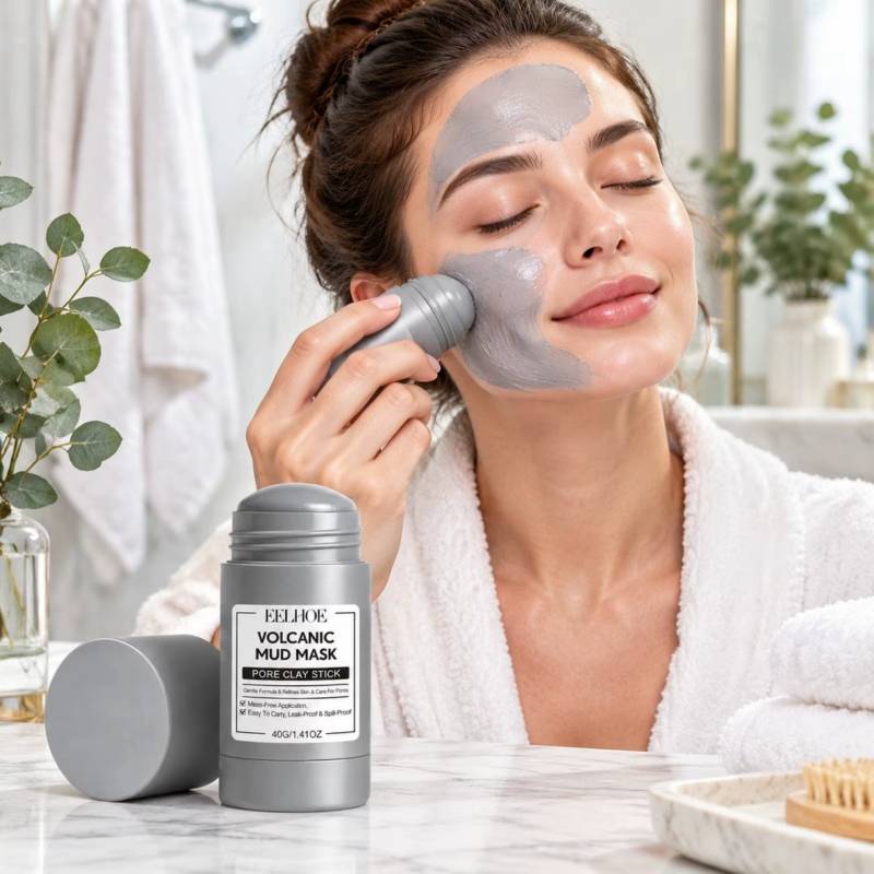 Thermabuild | Clay Mask Stick for Deep Pore Cleansing – Kaolin Face Mask with Roller Ball Applicator