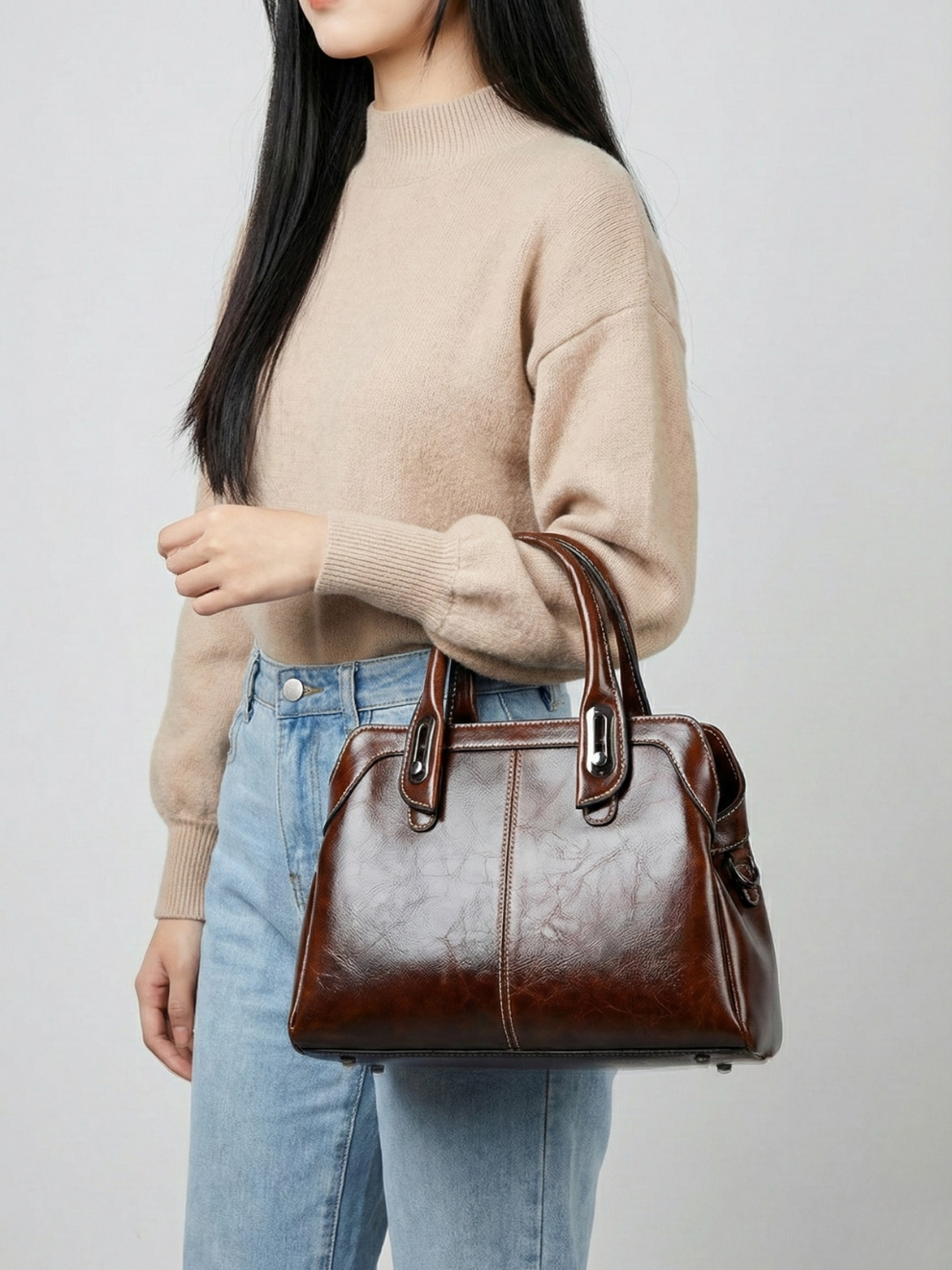 Thermabuild | Leather bag for women work