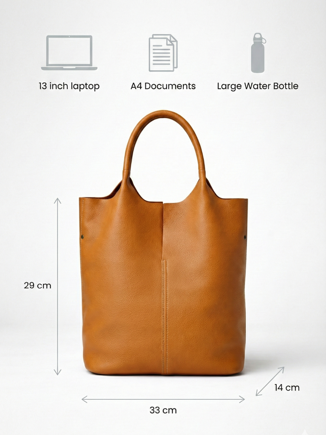 Thermabuild | Leather everyday bag