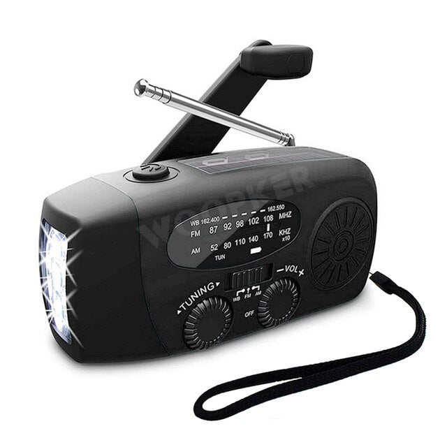 Thermabuild | All-in-One Emergency Radio with Solar Power and Power Bank