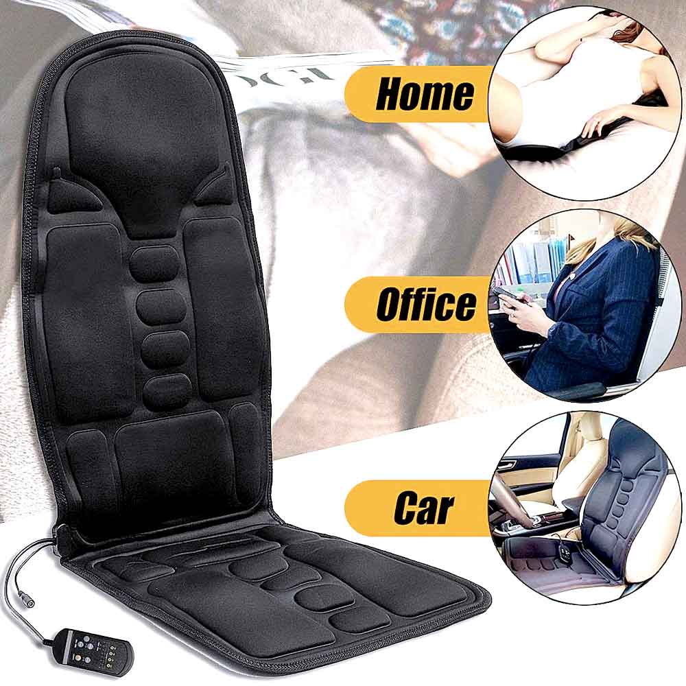 Thermabuild | 8 Mode Massage Chair Pad With Heated Back Neck Cushion For Car & Home