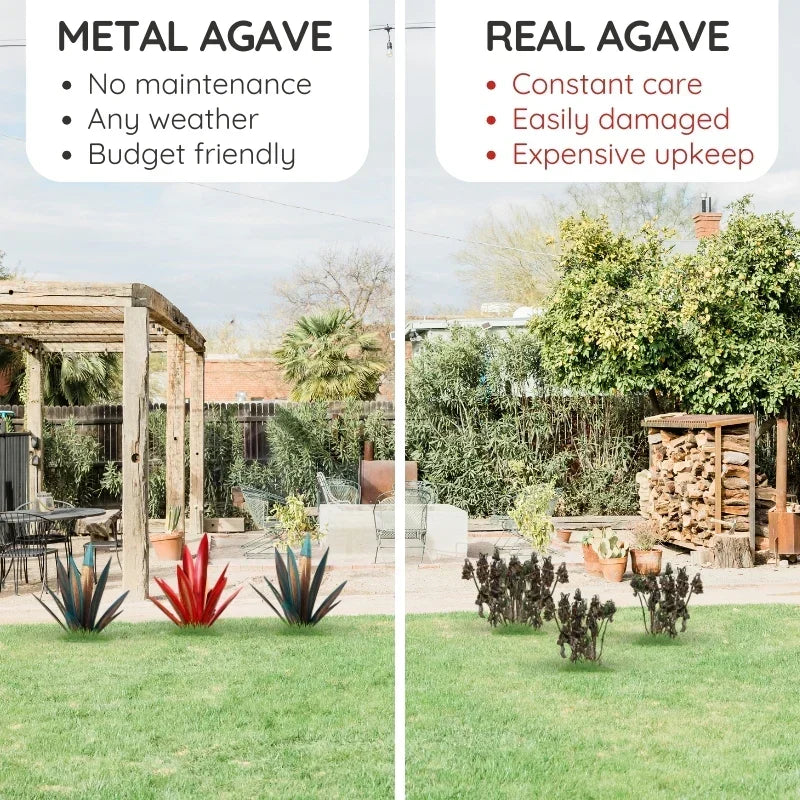 Thermabuild | Agave Americana Metal Decorative Plant