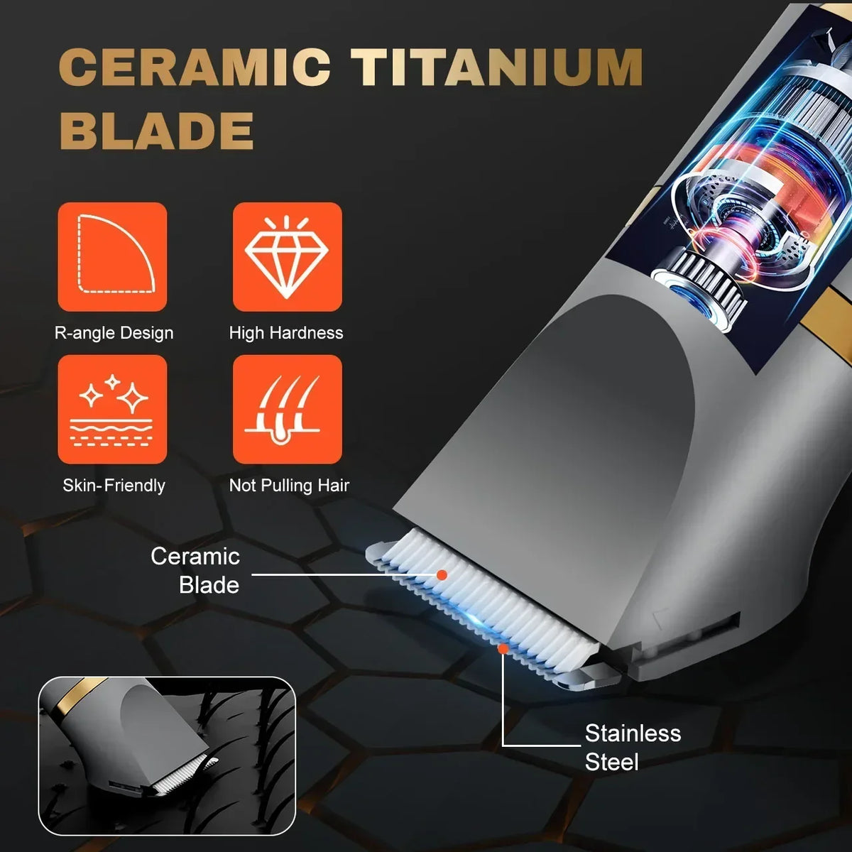 Thermabuild | Rechargeable Men's Body Hair Trimmer – Cordless Groin and Body Groomer