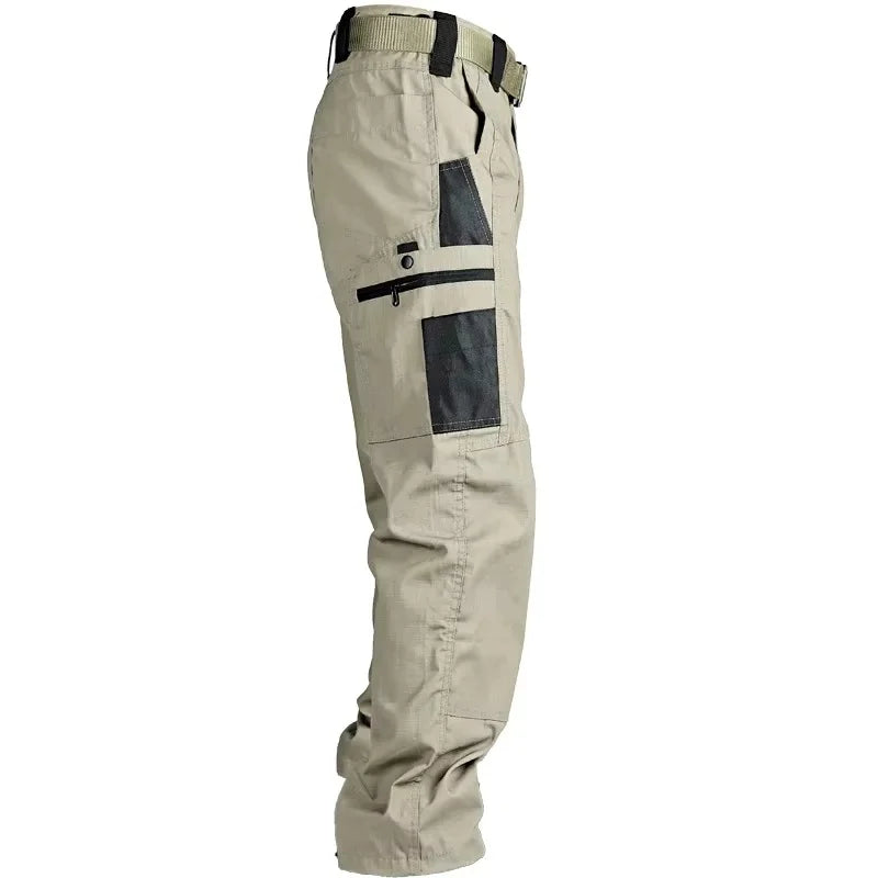 Thermabuild | Men's Multi-Pocket Cargo Work Pants – Waterproof Outdoor Hiking Trousers, S–XXXL