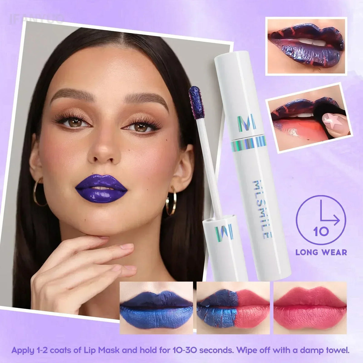Thermabuild | Peel-Off Lip Stain 4ml – Waterproof Long-Lasting Matte Liquid Lip Tint in 10 Shades