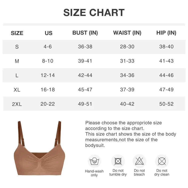 Thermabuild | Seamless Wireless Push-Up Bra for Women – Full Coverage Bralette with Adjustable Straps