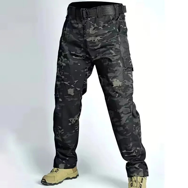 Thermabuild | Men's Multi-Pocket Cargo Work Pants – Waterproof Outdoor Hiking Trousers, S–XXXL