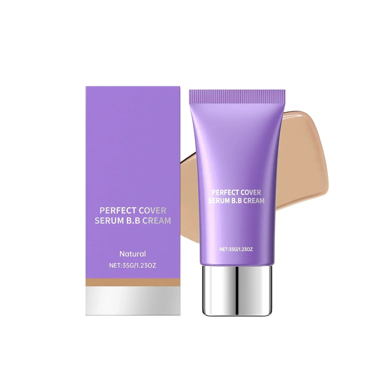 Thermabuild | Waterproof BB Cream Foundation with Hyaluronic Acid – Color Correcting Makeup Base in 3 Shades