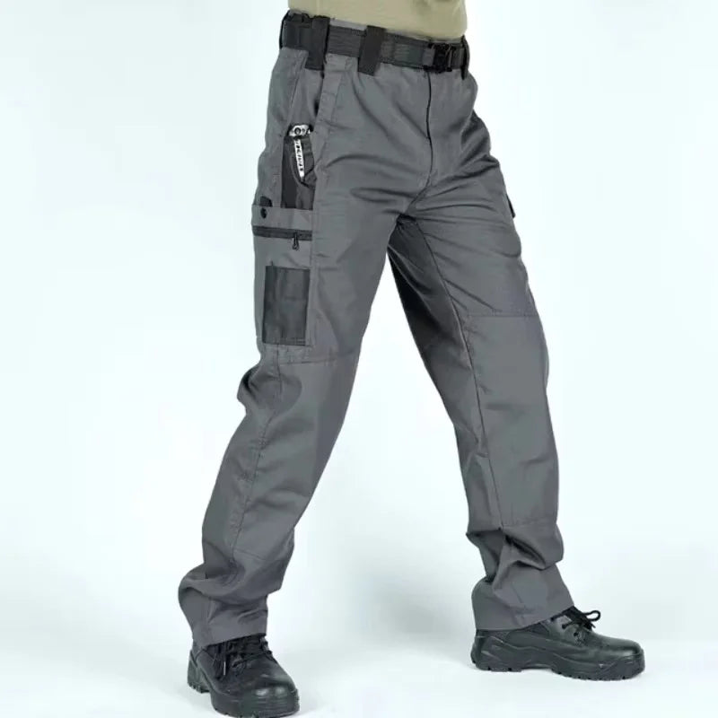 Thermabuild | Men's Multi-Pocket Cargo Work Pants – Waterproof Outdoor Hiking Trousers, S–XXXL