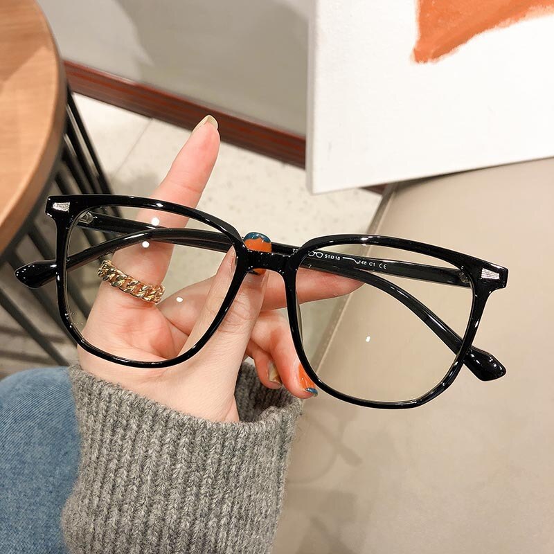 Thermabuild | Unisex Myopia Prescription Glasses with Blue Light Blocking Lenses - Lightweight Plastic Frame Eyewear for Nearsighted Vision Correction