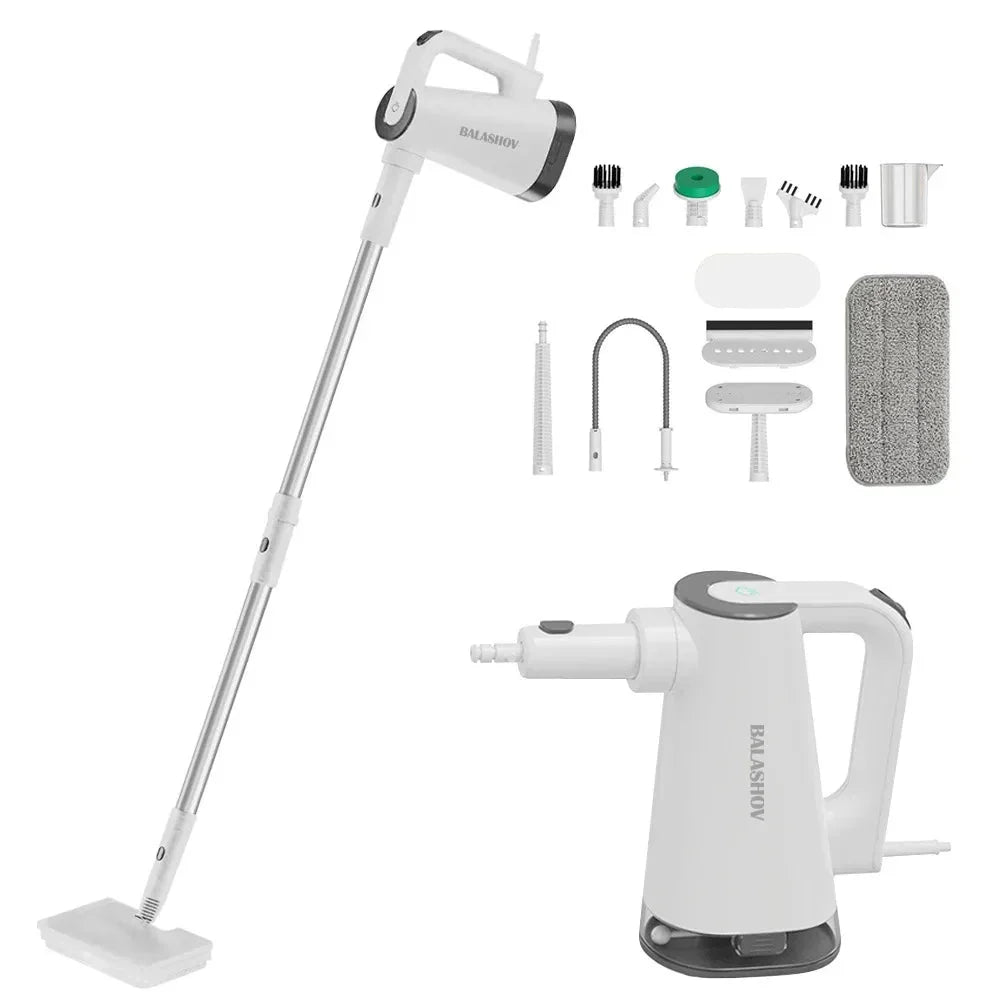 Thermabuild | Multipurpose High Pressure Steam Cleaner and Mop - Portable Handheld Deep Cleaning System for Tile Grout Floors Appliances and Car - Unisex