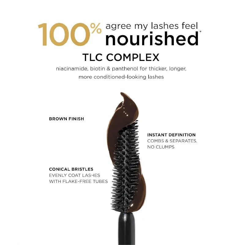 Thermabuild | Waterproof Curling Mascara in Black, Brown or White – Long-Lasting Smudge-Proof Lash Mascara
