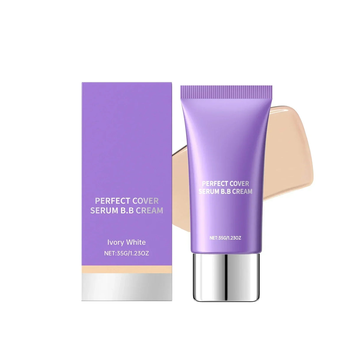 Thermabuild | Waterproof BB Cream Foundation with Hyaluronic Acid – Color Correcting Makeup Base in 3 Shades