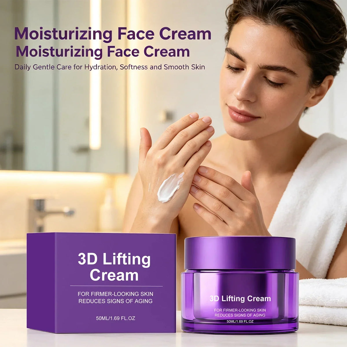 Thermabuild | 3D Firming Face Cream 50ml – Moisturizing Cream for Face and Neck