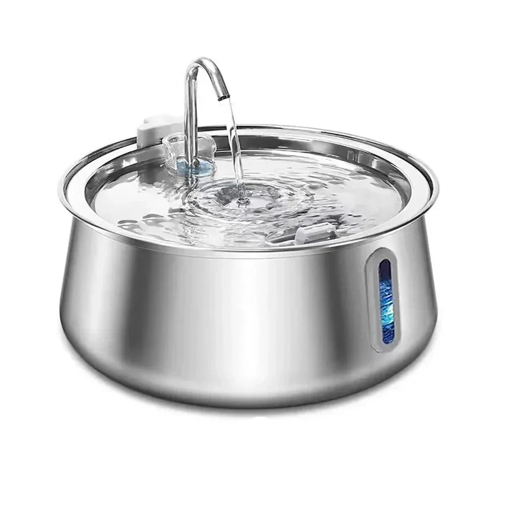 Thermabuild | Stainless Steel Cat Water Fountain 4L – Automatic Pet Water Dispenser with Multi-Layer Filtration