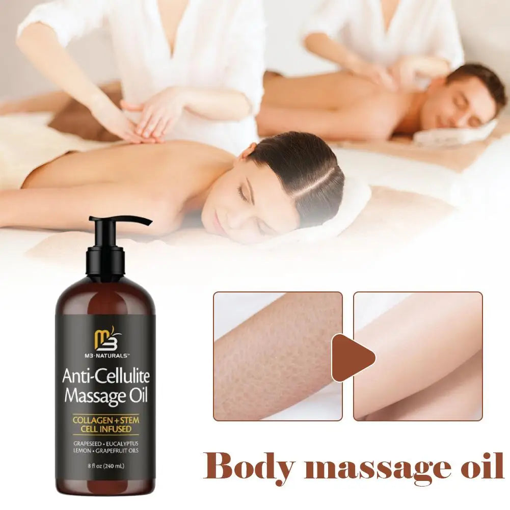 Thermabuild | Collagen Skin Massage Oil 240ml – Moisturizing Oil for Soft, Firm-Looking Skin