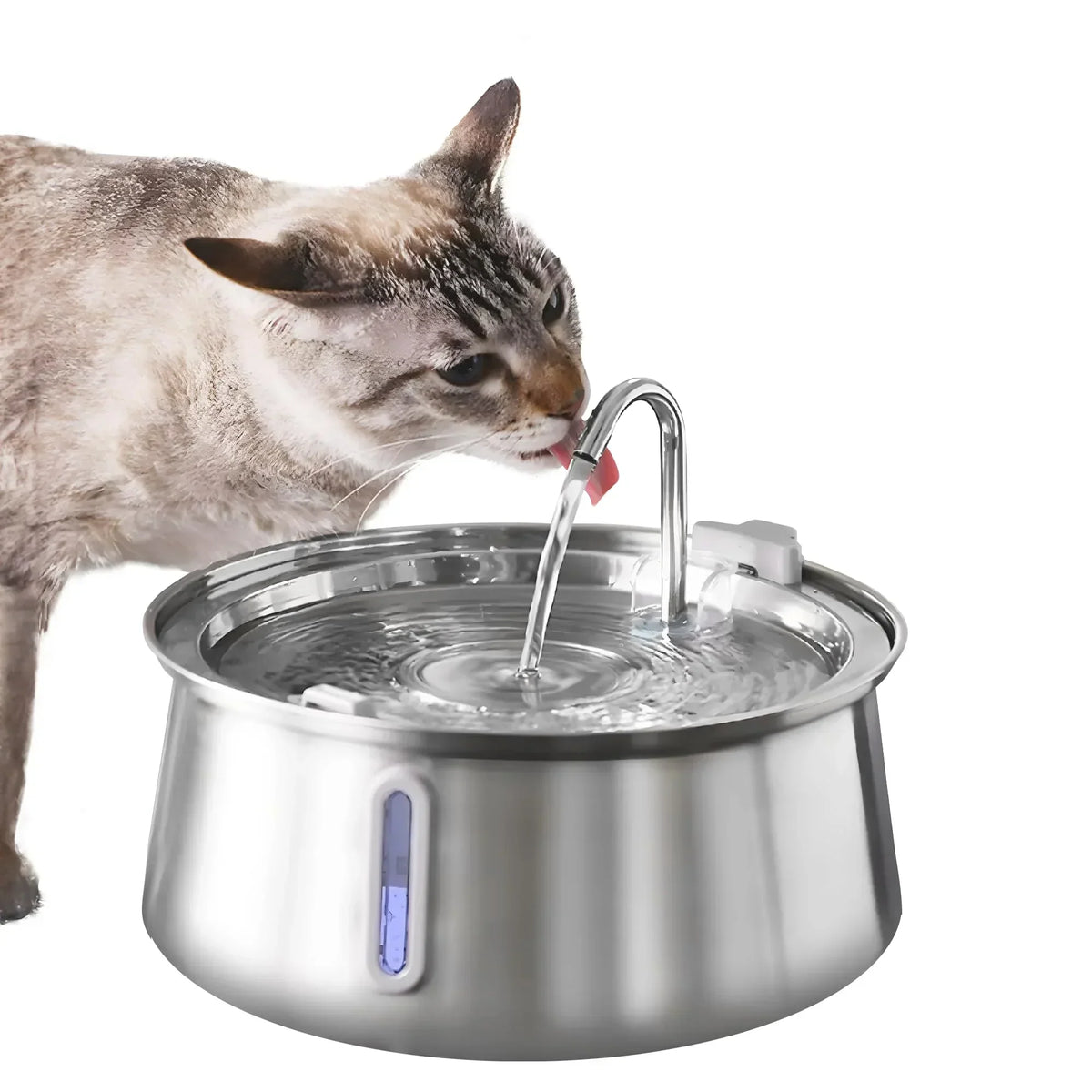 Thermabuild | Stainless Steel Cat Water Fountain 4L – Automatic Pet Water Dispenser with Multi-Layer Filtration
