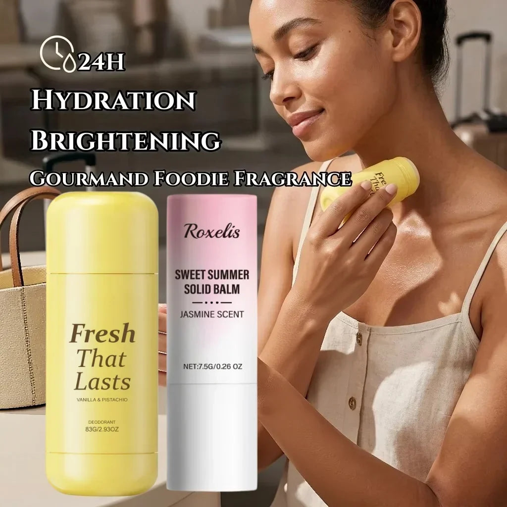 Thermabuild | Deodorant Vanilla & Pistachio Fresh That Lasts | 24 Hour Odor Control, No Aluminum, Baking Soda, Parabens, Phthalates, Ethanol | Brightening & Smoothing for Dark Underarms with Kojic Acid & Turmeric | Korean Skincare, K-Beauty