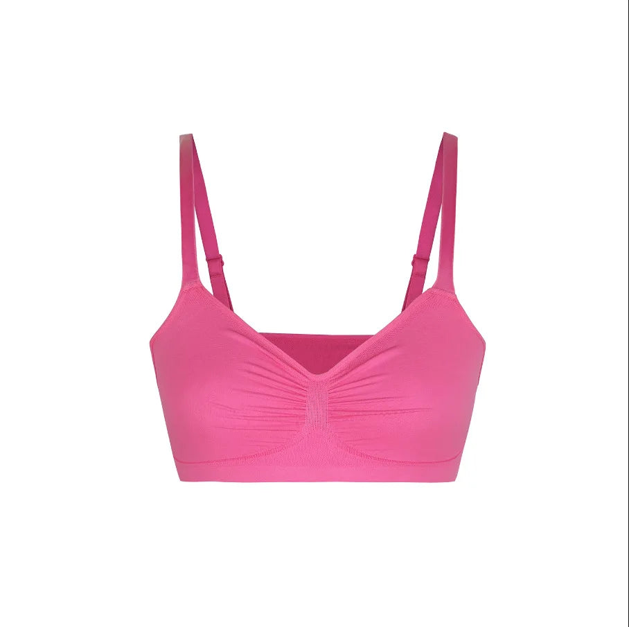 Thermabuild | Seamless Wireless Push-Up Bra for Women – Full Coverage Bralette with Adjustable Straps