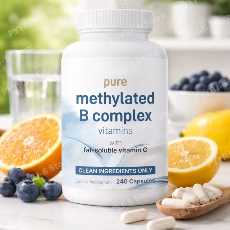 Thermabuild | Methylated Vitamin B Complex 240 Capsules with Folate, B12, Thiamin, Inositol, Choline and Vitamin C