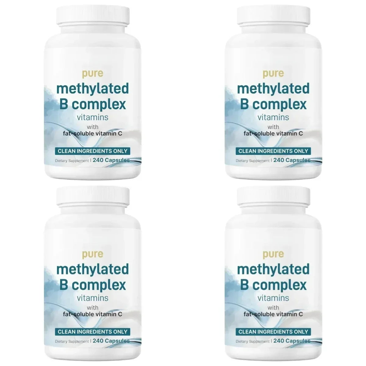 Thermabuild | Methylated Vitamin B Complex 240 Capsules with Folate, B12, Thiamin, Inositol, Choline and Vitamin C