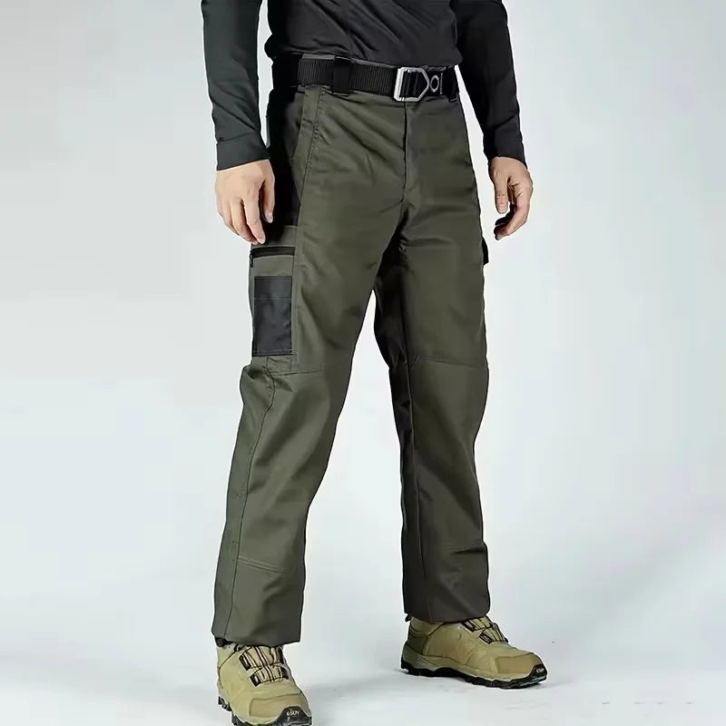 Thermabuild | Men's Multi-Pocket Cargo Work Pants – Waterproof Outdoor Hiking Trousers, S–XXXL