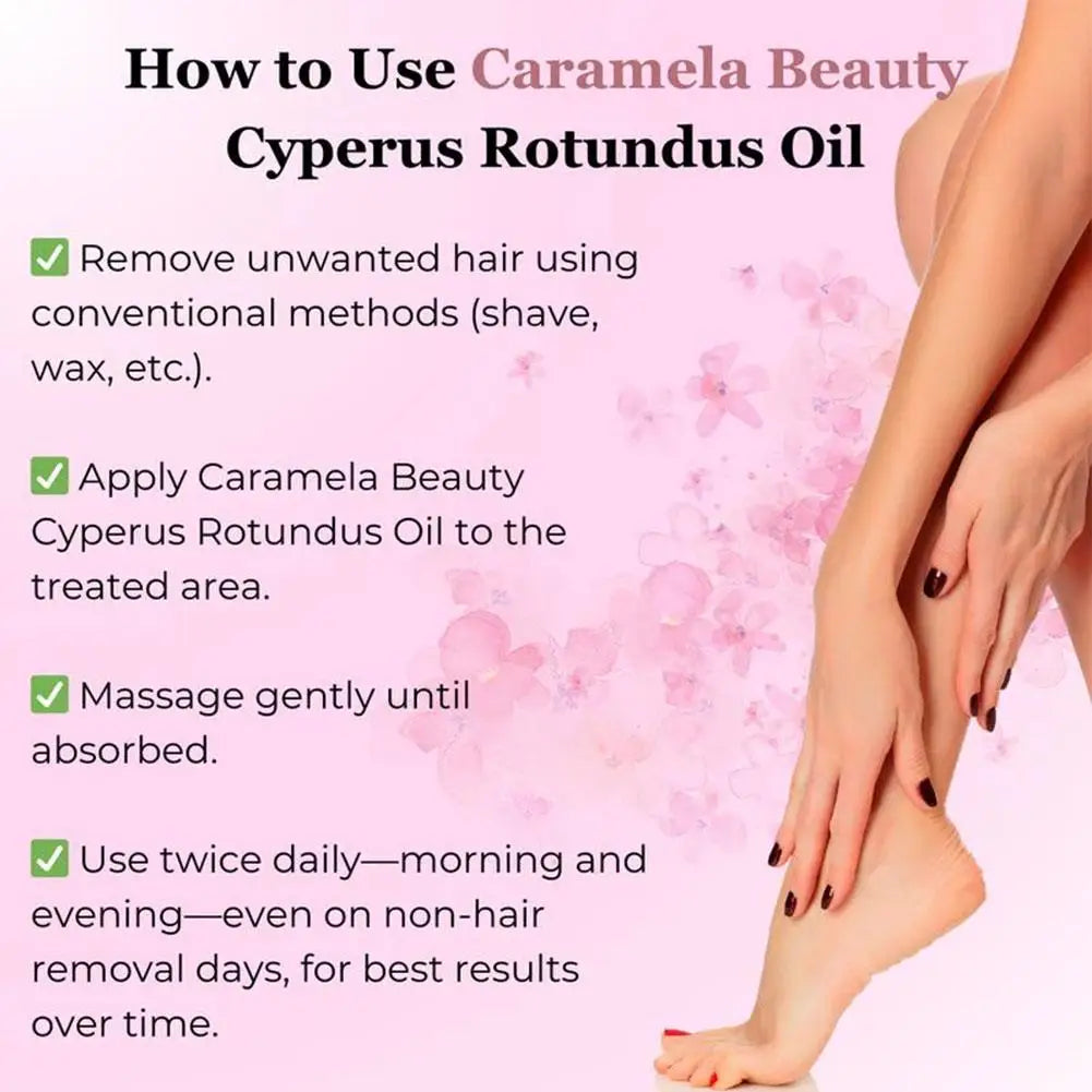 Thermabuild | Cyperus Rotundus Oil 60ml – Moisturizing Skin Oil for After Hair Removal Care