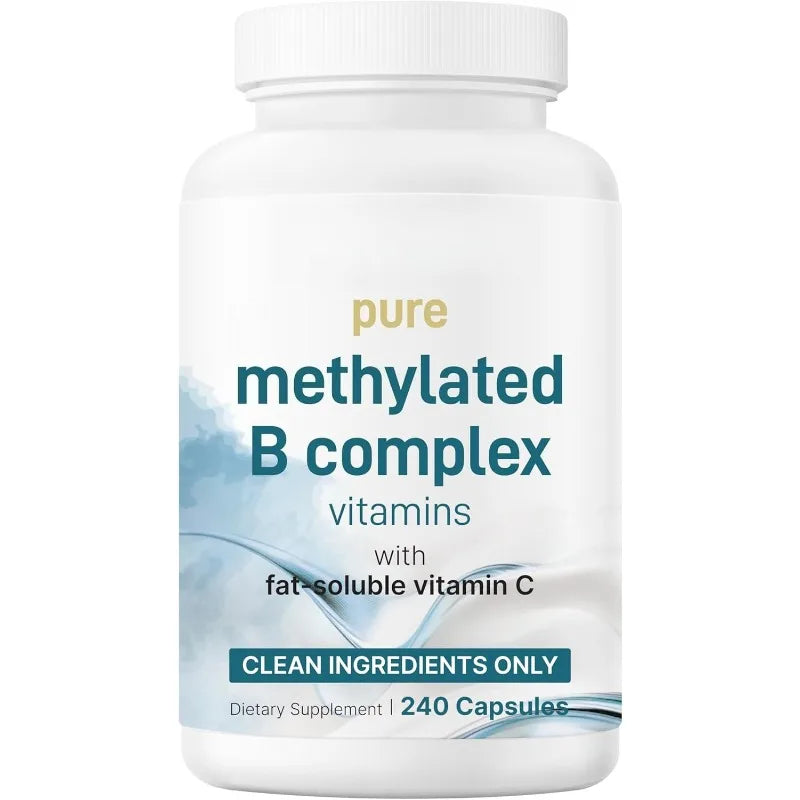 Thermabuild | Methylated Vitamin B Complex 240 Capsules with Folate, B12, Thiamin, Inositol, Choline and Vitamin C
