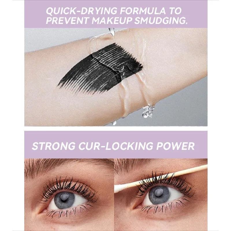 Thermabuild | Waterproof Curling Mascara in Black, Brown or White – Long-Lasting Smudge-Proof Lash Mascara