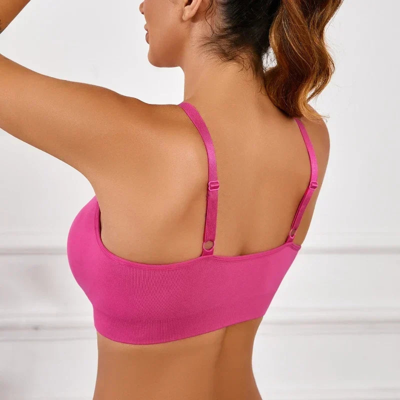 Thermabuild | Seamless Wireless Push-Up Bra for Women – Full Coverage Bralette with Adjustable Straps
