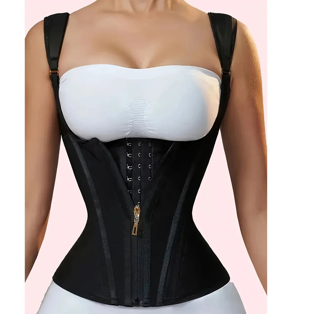 Thermabuild | Women's Waist Shapewear Vest with Adjustable Shoulder Straps – Firm Control Girdle, S–XXXL