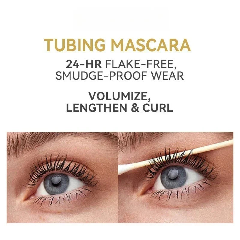 Thermabuild | Waterproof Curling Mascara in Black, Brown or White – Long-Lasting Smudge-Proof Lash Mascara