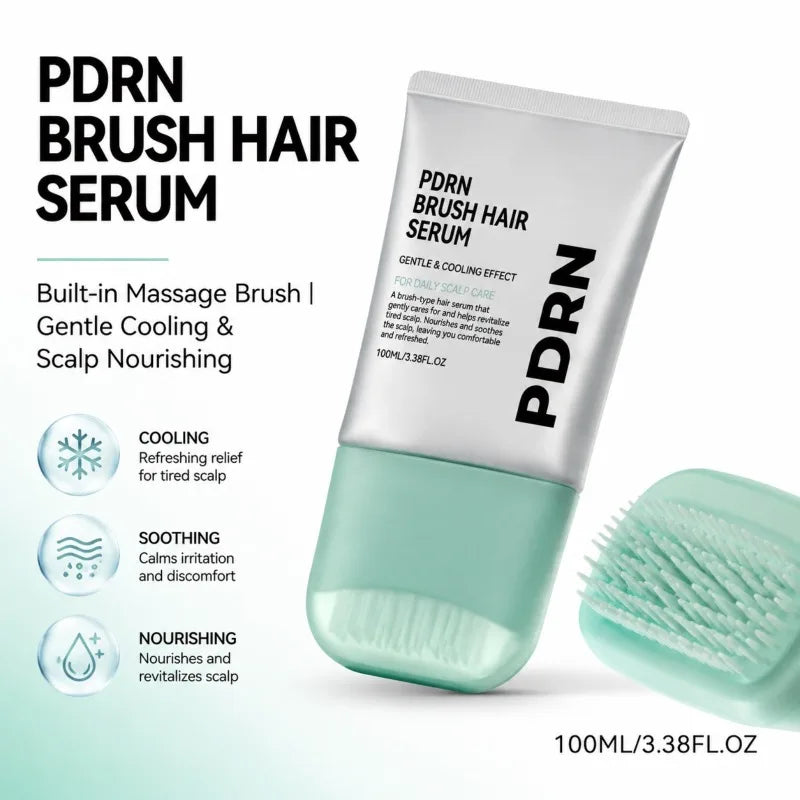 Thermabuild | PDRN Scalp Serum 100ml with Cooling Brush Applicator – Nourishing Scalp Care