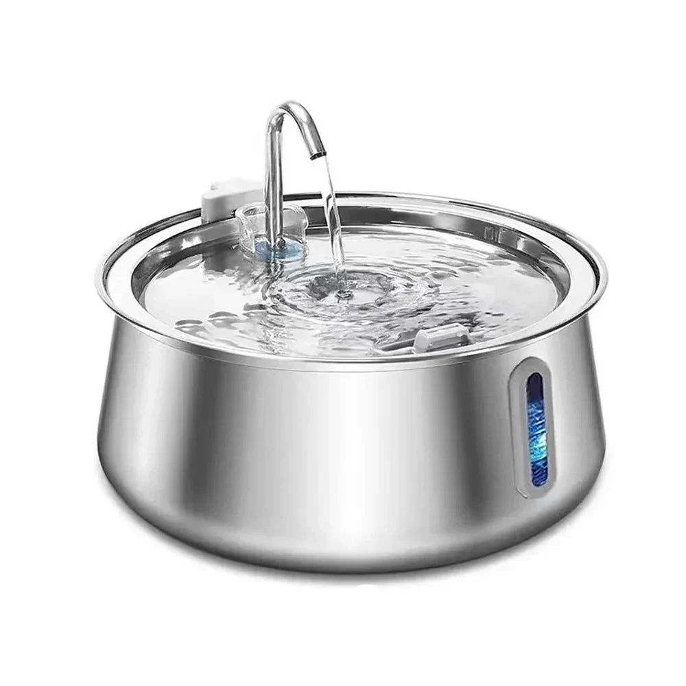 Thermabuild | Stainless Steel Cat Water Fountain 4L – Automatic Pet Water Dispenser with Multi-Layer Filtration
