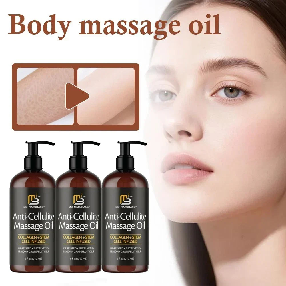 Thermabuild | Collagen Skin Massage Oil 240ml – Moisturizing Oil for Soft, Firm-Looking Skin