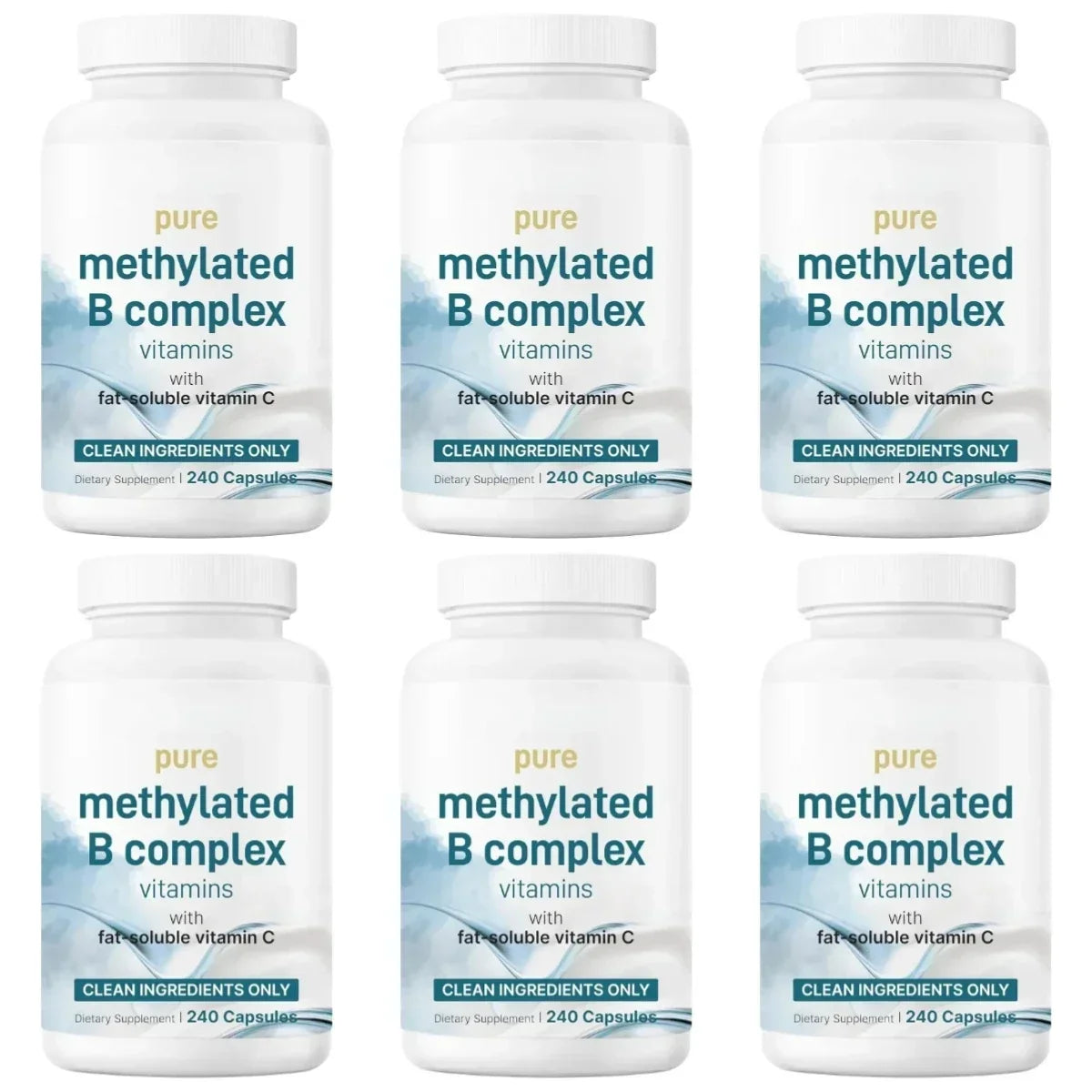 Thermabuild | Methylated Vitamin B Complex 240 Capsules with Folate, B12, Thiamin, Inositol, Choline and Vitamin C
