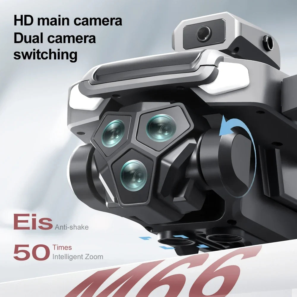 Thermabuild | Foldable GPS Drone with 4K Dual Camera - Long Range Brushless Motor Quadcopter with Auto Return and Screen Remote Control