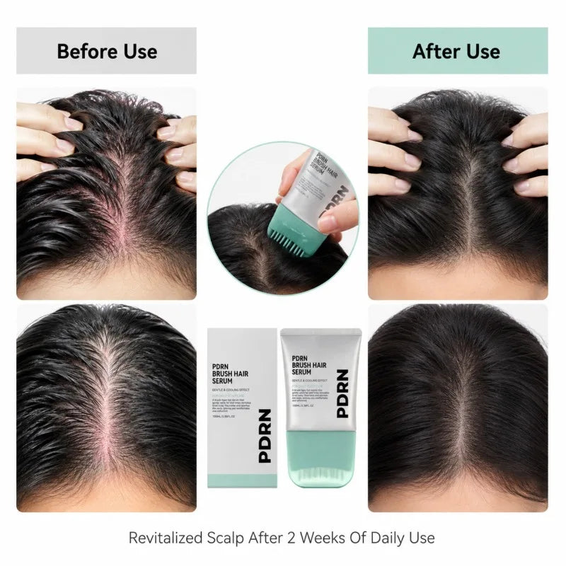 Thermabuild | PDRN Scalp Serum 100ml with Cooling Brush Applicator – Nourishing Scalp Care