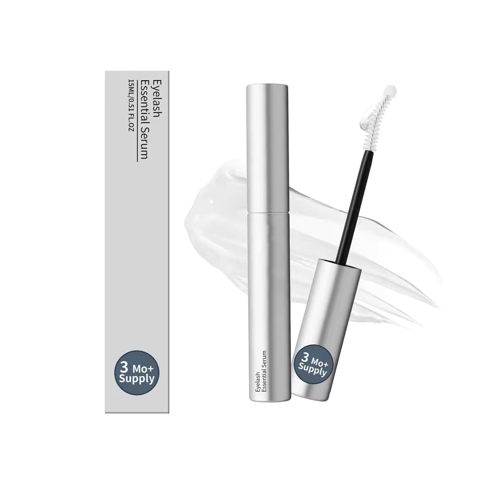 Thermabuild | Eyelash and Eyebrow Serum 15ml with Biotin, Castor Oil and Precision Brush