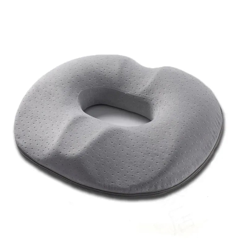 Thermabuild | Unisex Ergonomic Memory Foam Seat Cushion - Orthopedic Coccyx and Spine Pressure Relief Pad with Washable Fabric Cover - Portable Office and Car