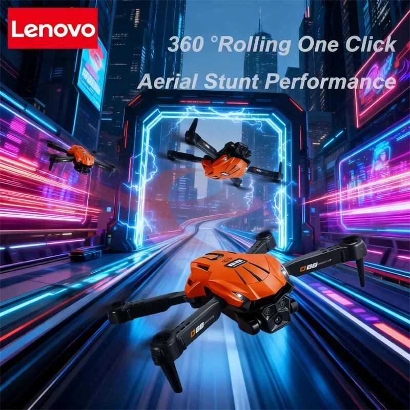 Thermabuild | Foldable GPS Drone with 8K Aerial HD Dual Camera - Professional Optical Flow Hovering Quadcopter for Photography with Gesture Control