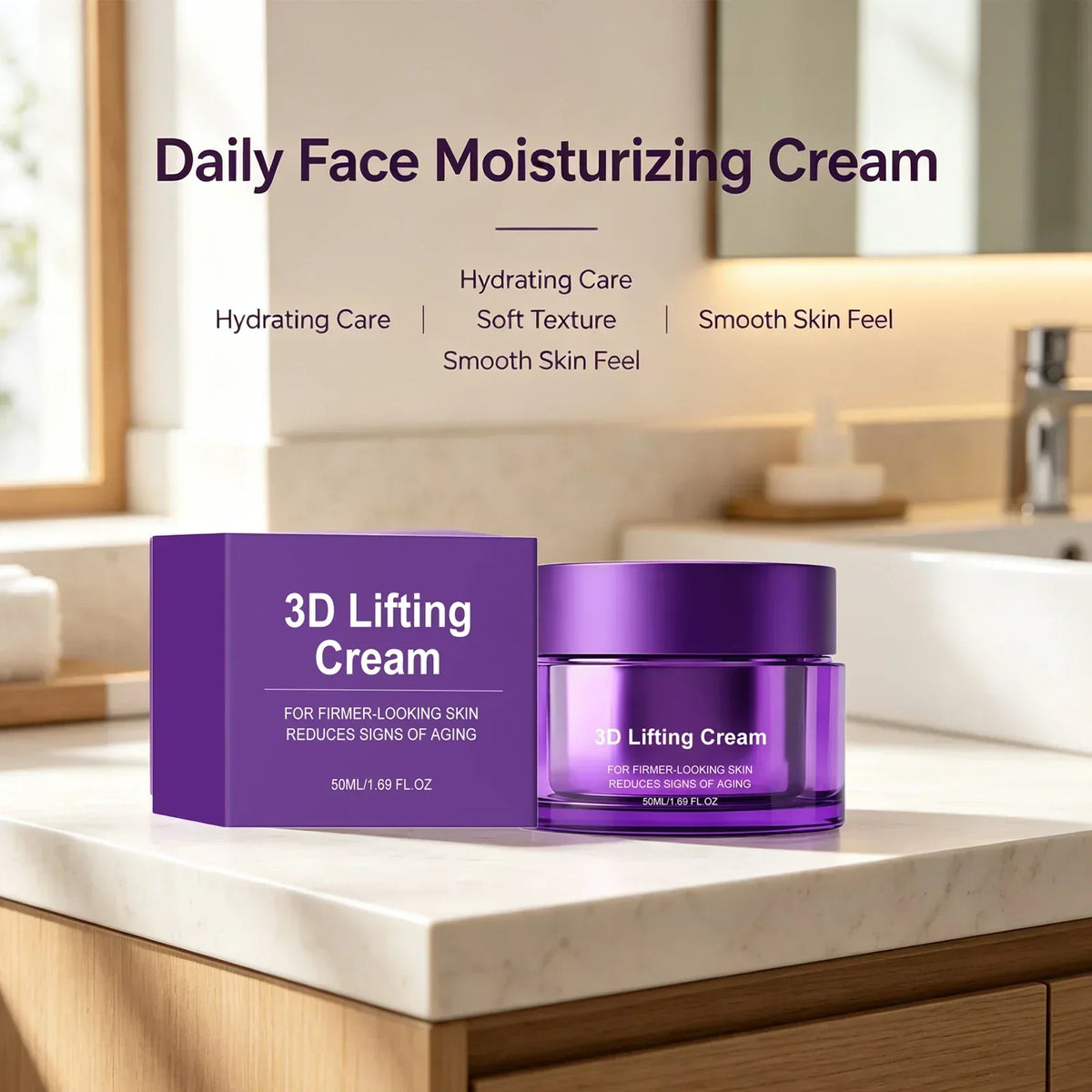 Thermabuild | 3D Firming Face Cream 50ml – Moisturizing Cream for Face and Neck