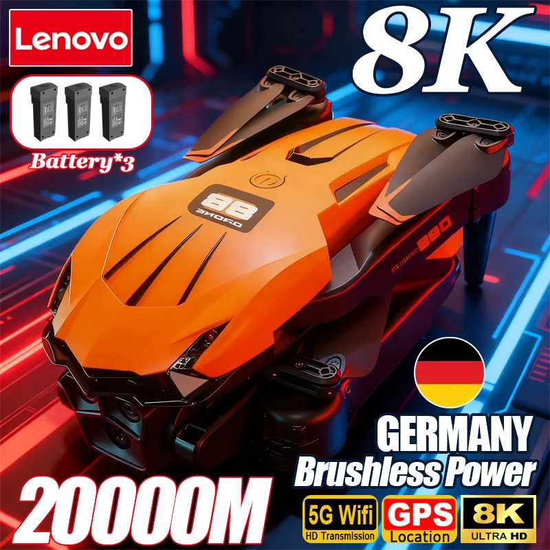Thermabuild | Foldable GPS Drone with 8K Aerial HD Dual Camera - Professional Optical Flow Hovering Quadcopter for Photography with Gesture Control