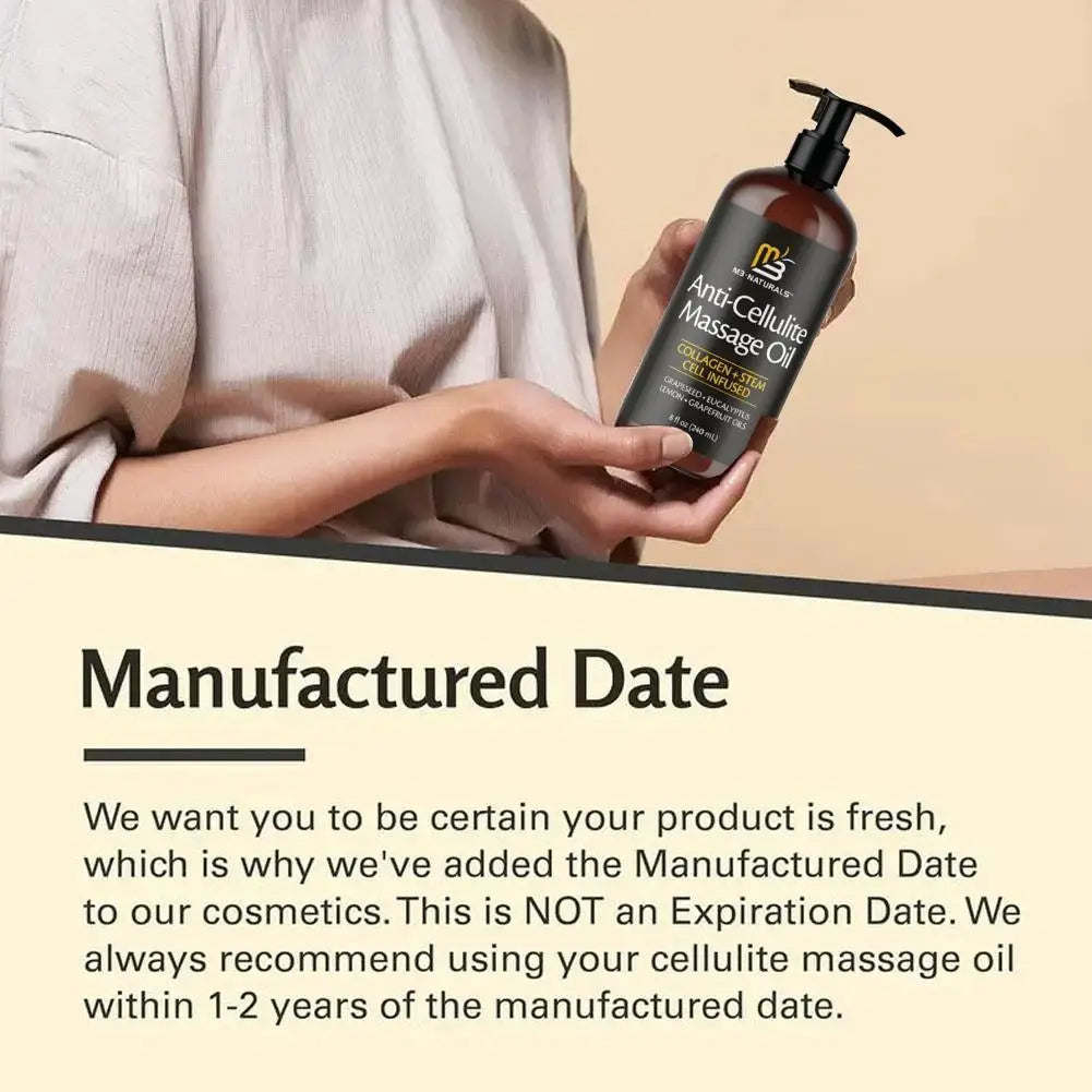 Thermabuild | Collagen Skin Massage Oil 240ml – Moisturizing Oil for Soft, Firm-Looking Skin