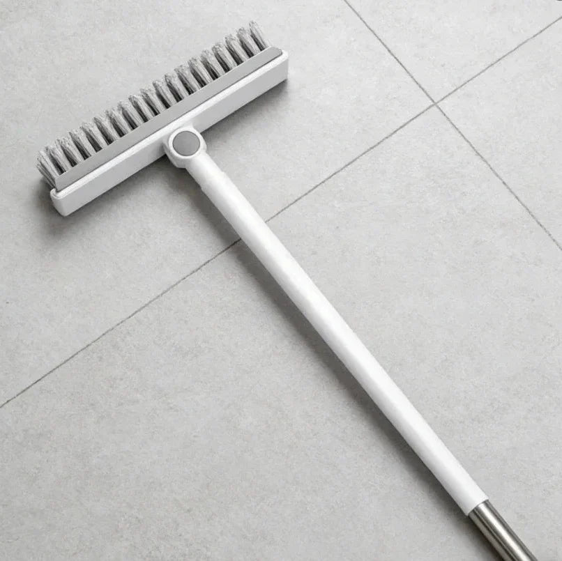 Thermabuild | Long-Handle Bathroom Floor Brush for Tile, Grout Gaps, Walls and Toilet Cleaning