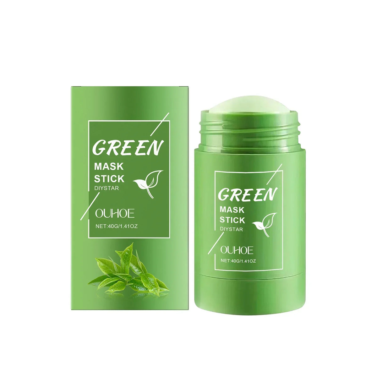 Thermabuild | Clay Mask Stick for Deep Pore Cleansing – Kaolin Face Mask with Roller Ball Applicator