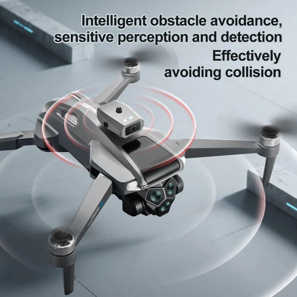 Thermabuild | Foldable GPS Drone with 4K Dual Camera - Long Range Brushless Motor Quadcopter with Auto Return and Screen Remote Control