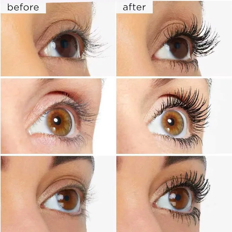 Thermabuild | Waterproof Curling Mascara in Black, Brown or White – Long-Lasting Smudge-Proof Lash Mascara