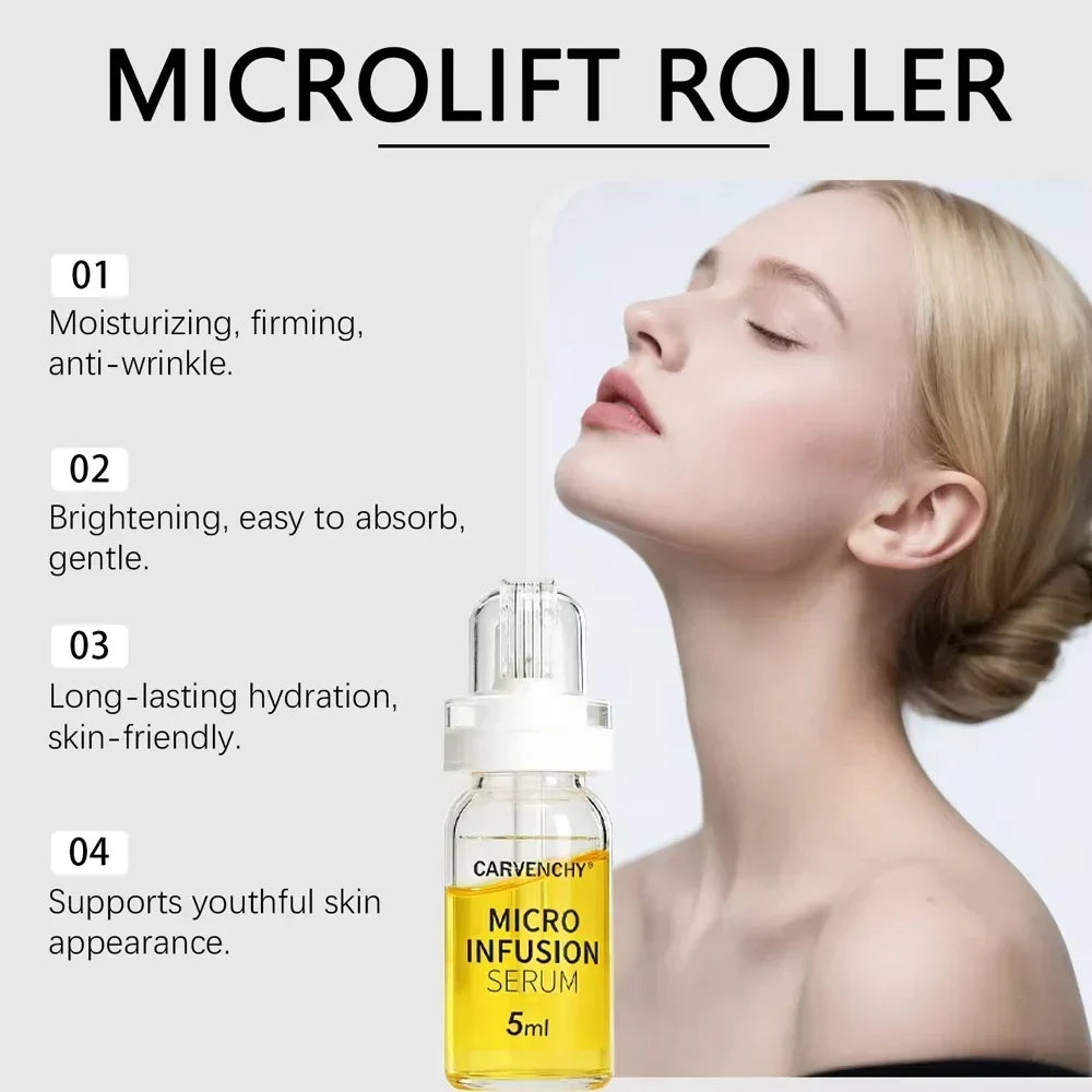 Thermabuild | 0.3mm Microneedle Skin Booster Serum Kit with Hyaluronic Acid and Collagen – 6 x 5ml