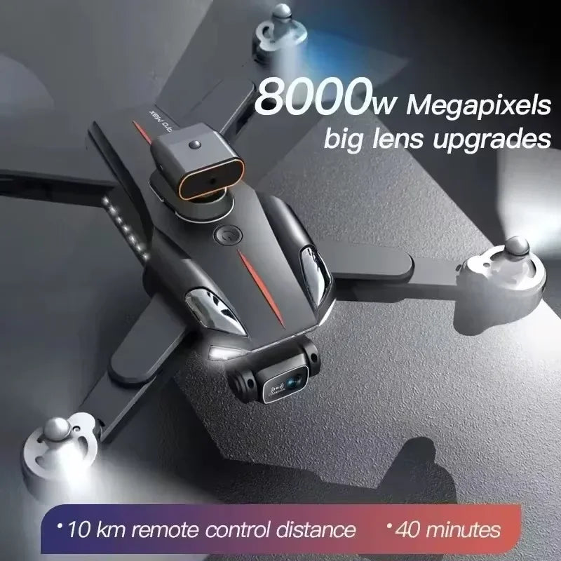 Thermabuild | Professional GPS Drone with 8K HD Dual Camera - Brushless Motor Quadcopter with 5G Aerial FPV Obstacle Avoidance for Photography
